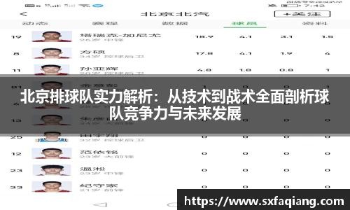 北京排球队实力解析：从技术到战术全面剖析球队竞争力与未来发展