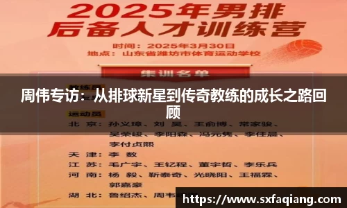 周伟专访：从排球新星到传奇教练的成长之路回顾